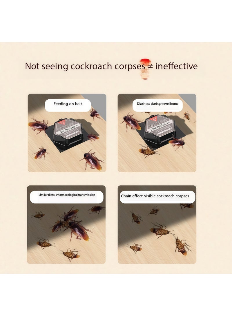 90-Day Long-Lasting Small Cockroach Bait - 6 Bait Stations - Image 2