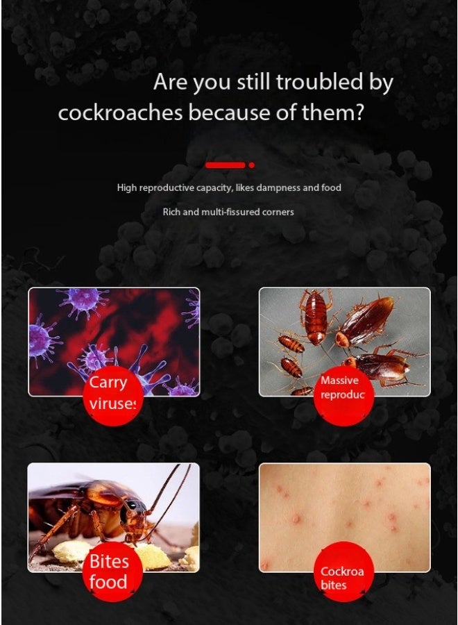90-Day Long-Lasting Small Cockroach Bait - 6 Bait Stations - Image 3
