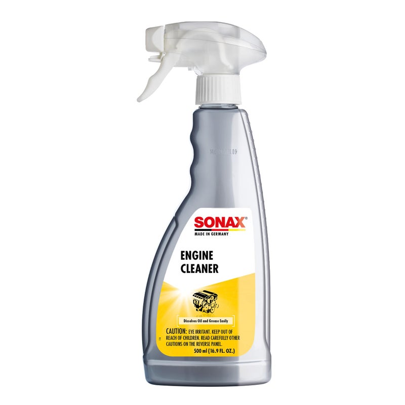 SONAX Engine Cleaner | Powerful Engine Degreaser for Oil & Grease Removal | Safe on Metal, Plastic & Rubber | Phosphate & Solvent-Free Formula | Deep-Cleaning for Hard-to-Reach Areas | 543200 | 500 ml - Image 1