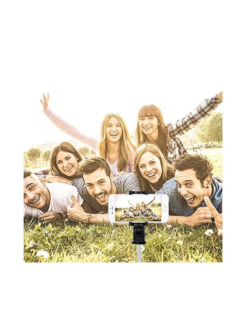Selfie Stick Tripod with Bluetooth Remote – Extendable, Lightweight & Compatible with Samsung Galaxy, iPhone, iOS & Android Devices - Image 3