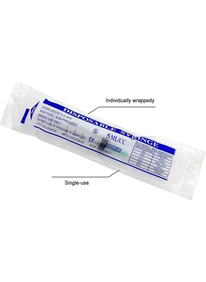 3W Healthcare 5Ml 23G Disposable Syringe  - Image 3