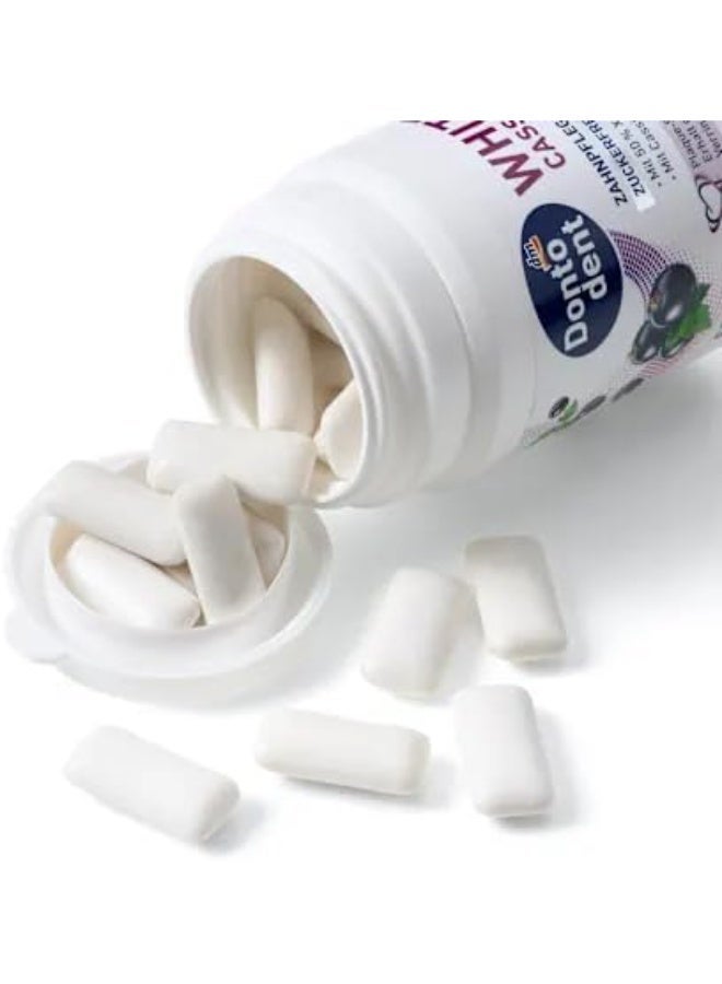DM Dontodent White Cassis Gum, Sugar-Free, 50 Pieces - Image 2