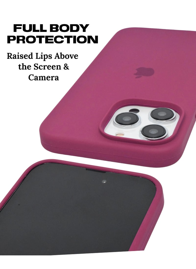 Houmt - iPhone 15 Pro Case 6.1 Inch Liquid Gel Silicone iPhone 15 Pro Cover Inside Microfiber Soft Silky Touch Anti-Scratch Thin Shockproof Cover Compatible with iPhone 15 Pro - Image 1