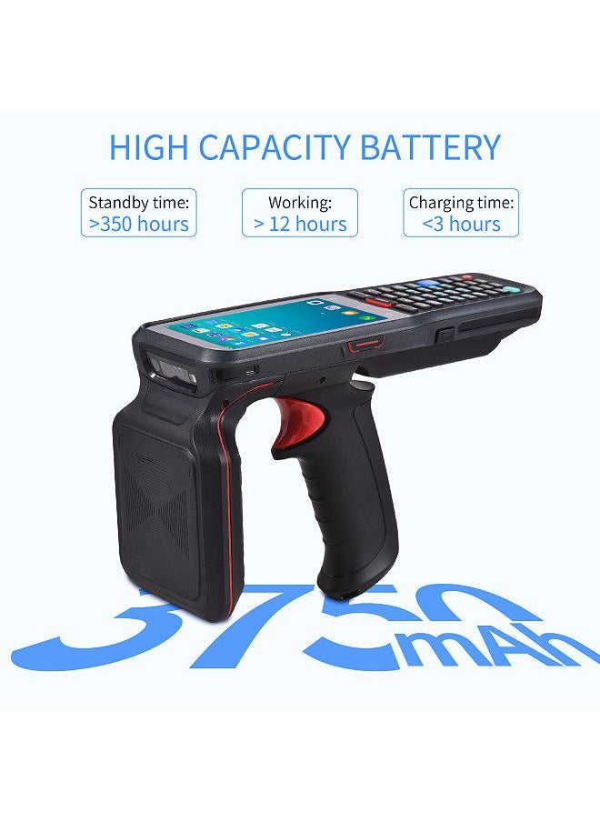 Generic - Android 10.0 1D/2D/QR Barcode Scanner Handheld Mobile Terminal PDA with Honeywell 2D Scan Engine Support Wireless Wi-Fi 4G with 4.0 Inch Touchscreen - Image 1