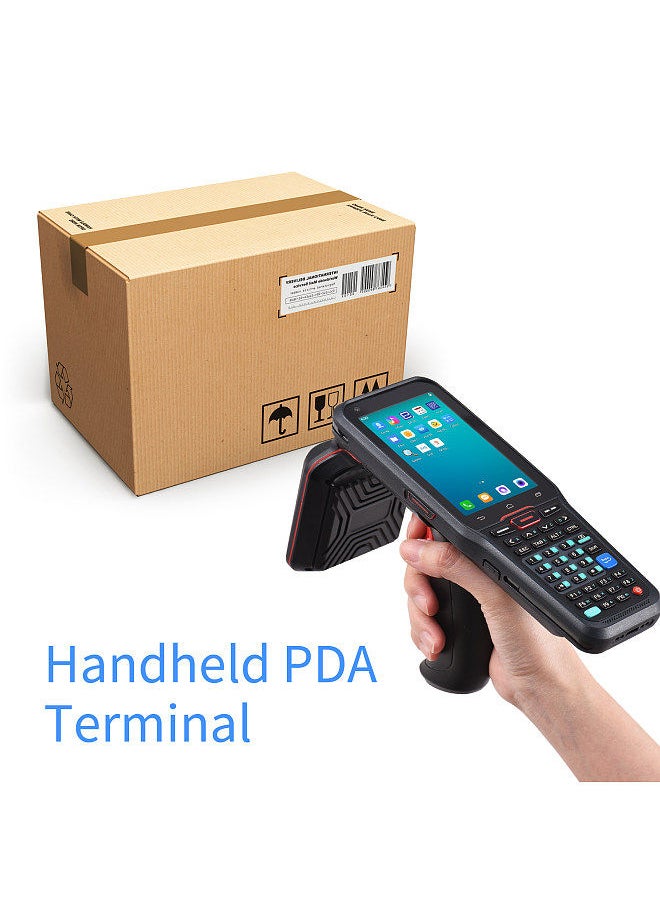 Generic - Android 10.0 1D/2D/QR Barcode Scanner Handheld Mobile Terminal PDA with Honeywell 2D Scan Engine Support Wireless Wi-Fi 4G with 4.0 Inch Touchscreen - Image 1