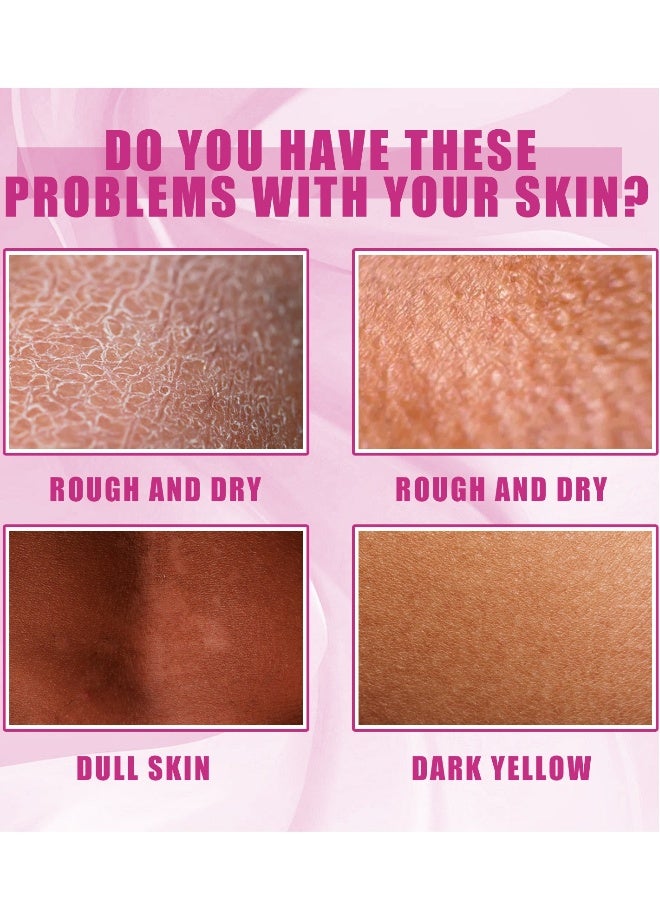 أوهو زيت تقشير للبشرة الداكنة، زيت تقشير أصفر مع حمض الساليسيليك وهيالورونات الصوديوم، زيت تقشير قوي بقوة إضافية، حل تقشير مقشر للجسم لجميع أنواع البشرة - 110 مل - Image 2