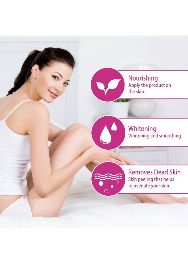 أوهو زيت تقشير للبشرة الداكنة، زيت تقشير أصفر مع حمض الساليسيليك وهيالورونات الصوديوم، زيت تقشير قوي بقوة إضافية، حل تقشير مقشر للجسم لجميع أنواع البشرة - 110 مل - Image 4