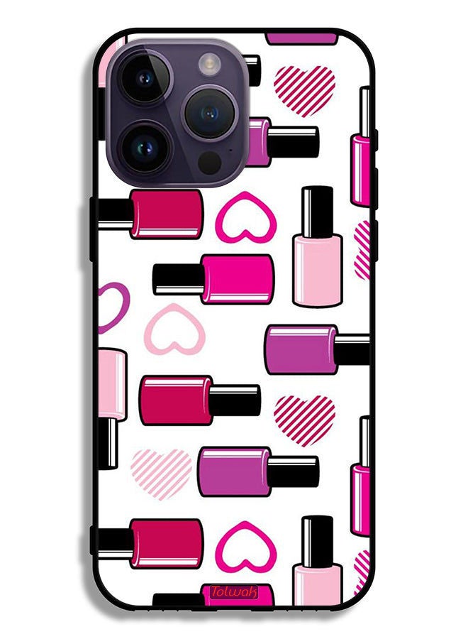 Tolwak حافظة حماية آبل آيفون 14 برو ماكس لعشاق أحمر الشفاه - Image 2