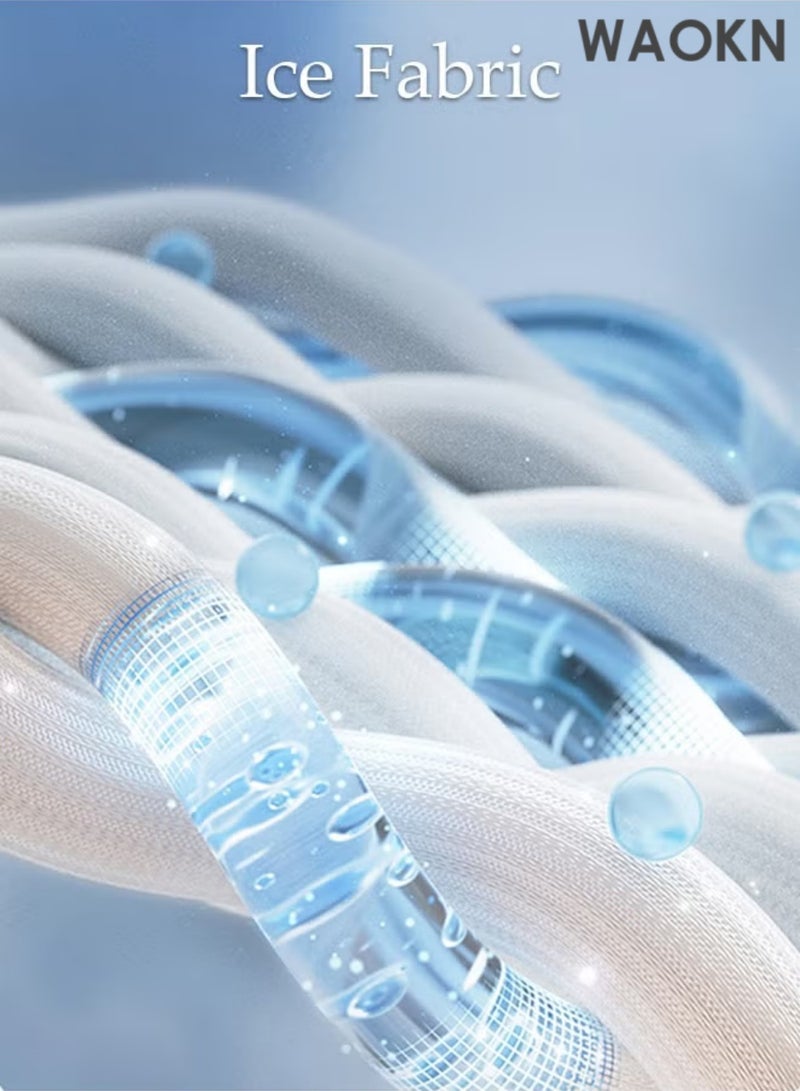 WAOKN Lightweight Sun Protection Clothing For Women, UPF 50+ Long Sleeve Sun Protection Hoodie Shirt,  Outdoor Lightweight Full Zip Hoodie Jacket with Face Mask Design,Long Sleeve Ice Silk Hoodie Shirts for Outdoor Climbing Hiking - Image 4