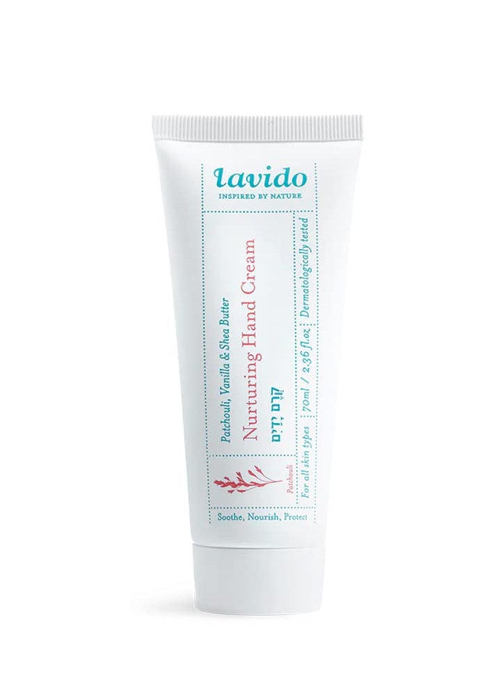 Lavido Lavido  Nurturing Hand Cream  Clean NonToxic Skincare Patchouli  Vanilla 236 fl oz  70 ml 