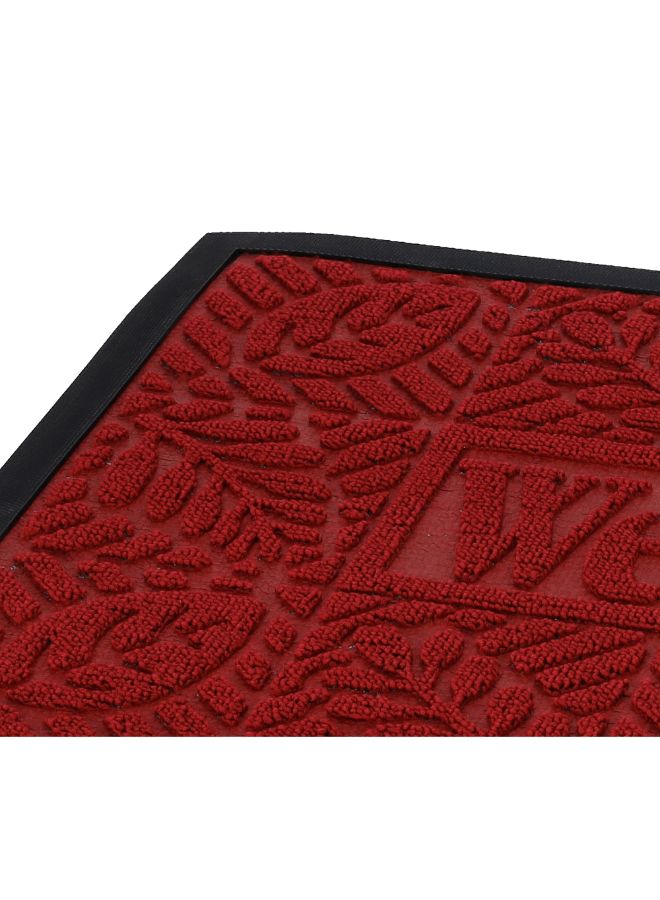 Royalford Rectangle Door Mat Red/Black - Image 3