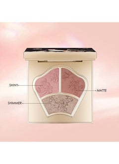 CATKIN CATKIN Powder Blush Pink Nude Eyeshadow Palette Cheek Highlighter Makeup Palette (C01 Pink)  - Image 3
