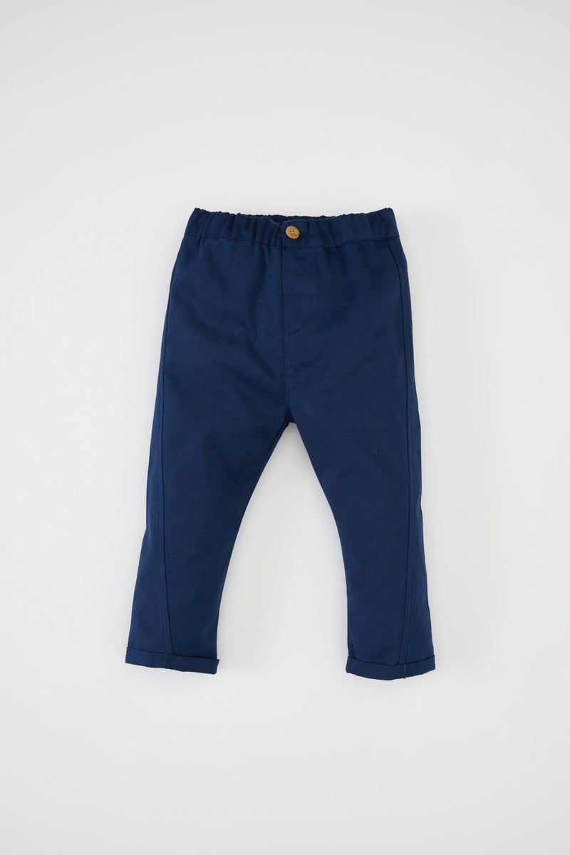 DeFacto Baby Boy Muslin Shirt Trousers 2 Piece Set - Image 4