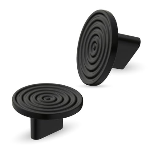 LAPO 30 Piece Cabinet Knobs – Drawer Knobs for Kitchen, Cupboards & Dressers (Material-Zinc, Black Finish) KN - Image 1