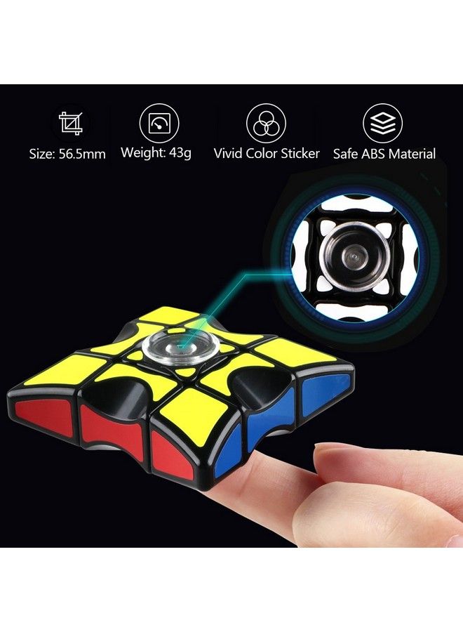 D-FantiX Fidget Spinner Cube 1X3X3 Floppy Cube Puzzle Spinner Antianxiety Fidget Toys For Kids Adults - Image 3