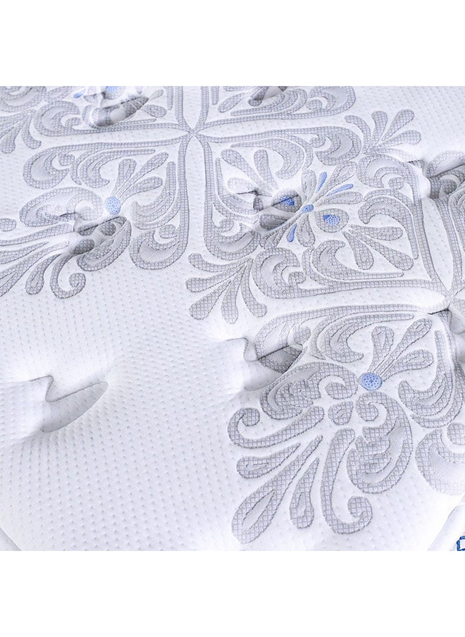 DANUBE HOME Diamond Pocket Spring & Memory Foam Double Mattress Medium Soft Feel Double Bed Mattress Spine Balance For Pressure Relief L200xW120 cm Thickness 27 cm  - Image 2