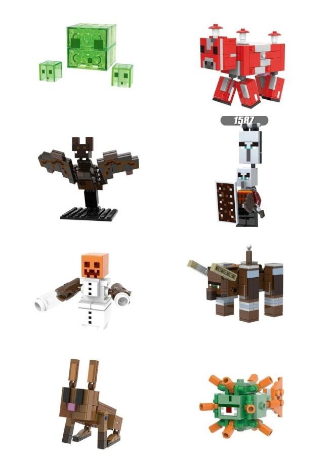 Generic - Custom Series 6 Minifigure Toy Set – and Creatures Collection – Build Your Own Adventure with Iconic Characters - Image 1
