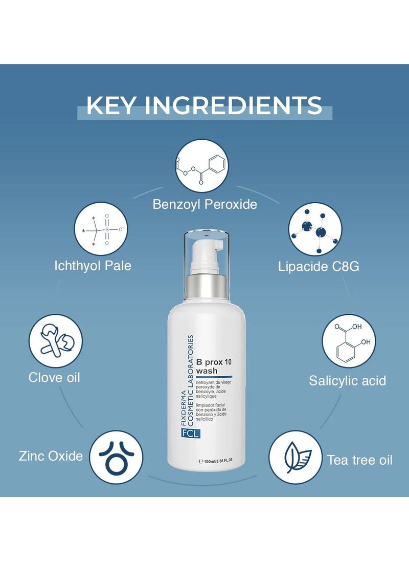 Fix Derma - FCL 2% Salicylic Acid and 2% Benzoyl Peroxide Anti-Acne Cleanser cleanses and protects the skin from germs - Image 1