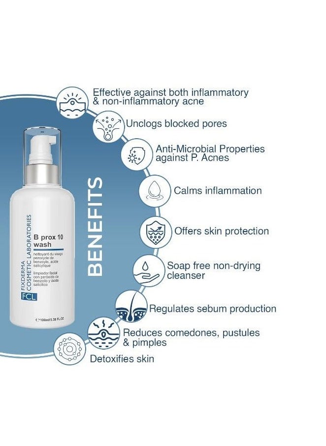 Fix Derma - FCL 2% Salicylic Acid and 2% Benzoyl Peroxide Anti-Acne Cleanser cleanses and protects the skin from germs - Image 1