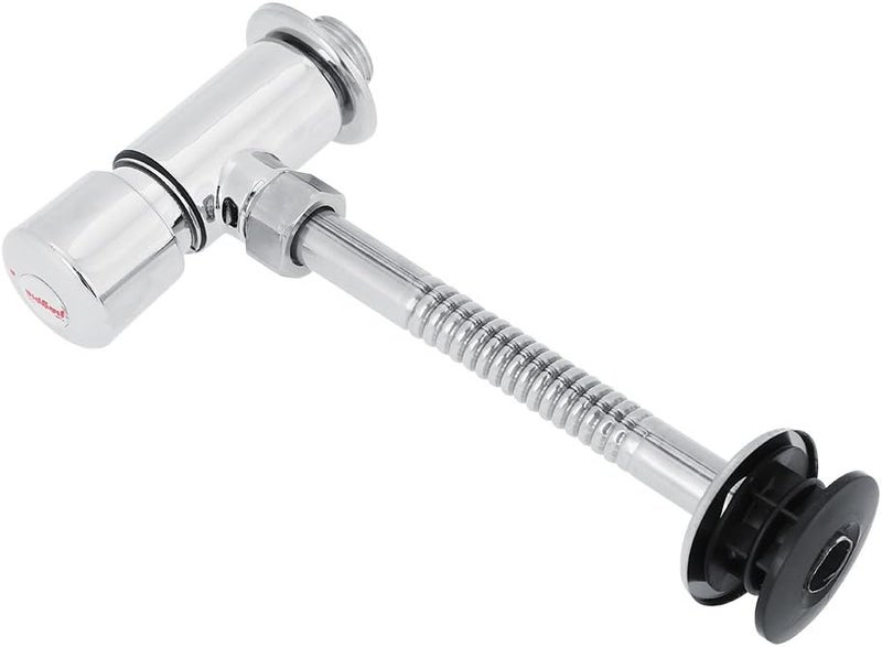 klarako Urinal Flush Valve, Durable Zinc Alloy Manual Flush Valve for Office Hotel Bathroom Toilet Practical Hand Pressing Flushing Tool - Image 4