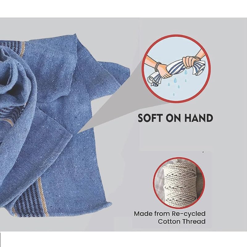 BUYEASY Mop Cloth for Floor Cleaning Pocha for Floor Cleaning Floor Cleaner Mop Pocha Floor mop Dry Mop for Sweeping Floor Dusting Cloth pocha for Home Cleaning Size60x60cm Pack of 4 - Image 3