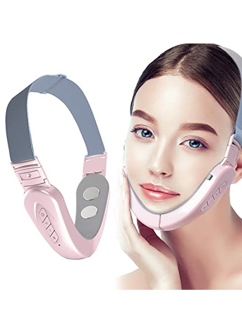 Loquat Electric Intelligent V-Shape Face Shaping Massager, Double Chin Reducer, Anti Aging Wrinkles Chin Slimming V Line Face Lifting Machine, Improve Facial Contour and Skin - Image 2