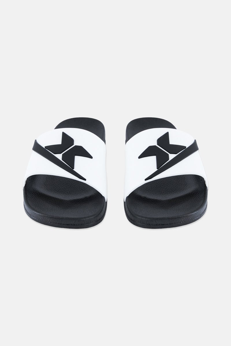RBX Men Brand Logo Slip On Slides, White  - Image 4
