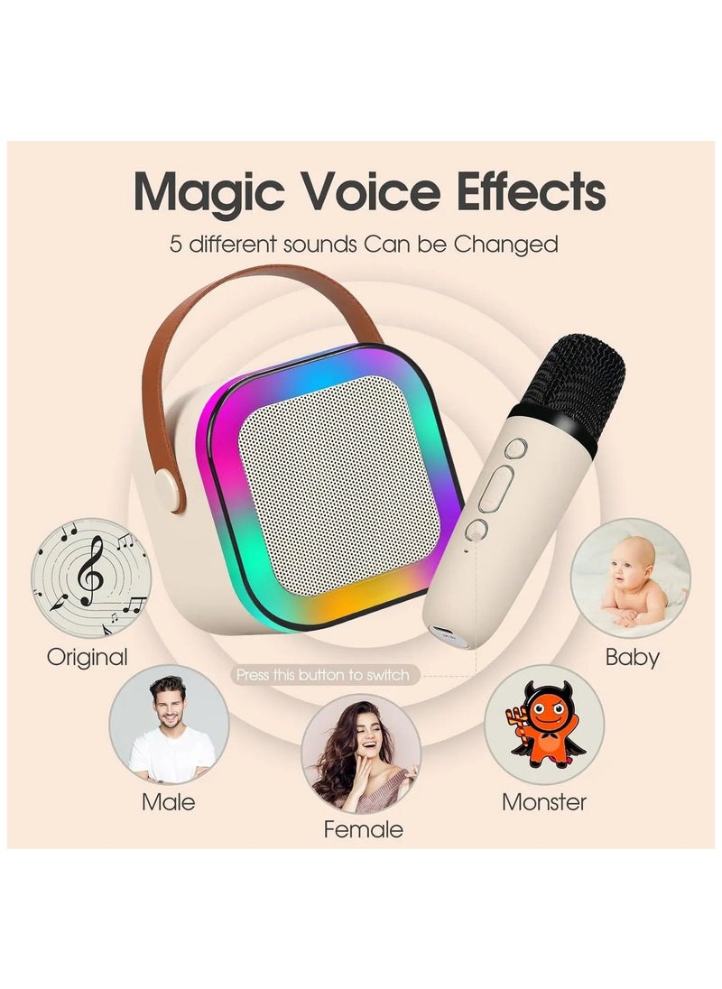 MOXOM K12 Karaoke Machine Portable Speaker System with Wireless Microphone  - Image 3