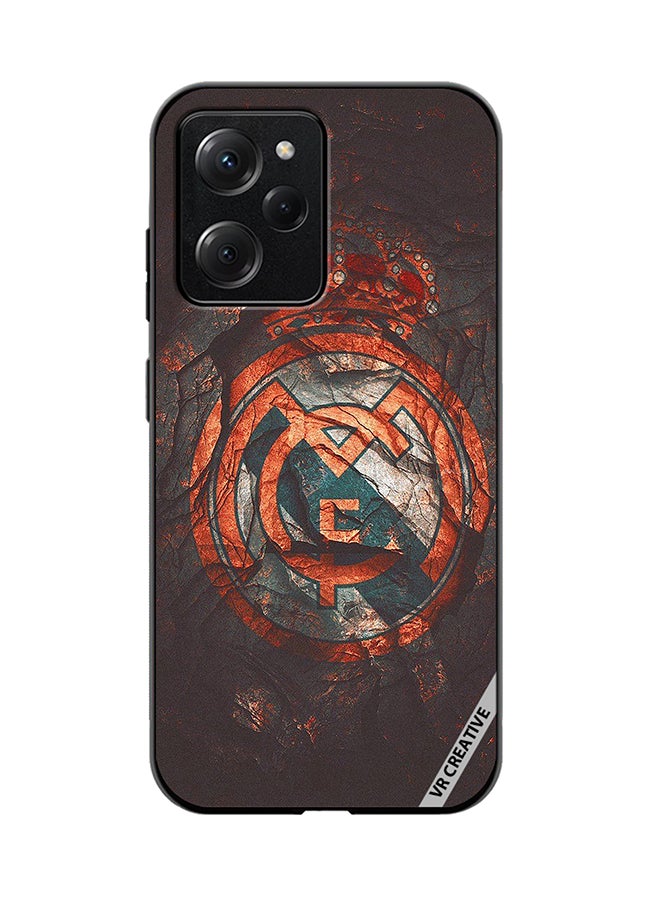 VR CREATIVE Protective Case Cover For Xioami Pcoo X5 Pro Real Madrid Cake Design Multicolour - Image 1