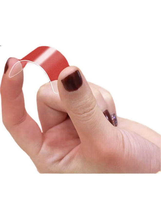 Befon Deyin Double-Sided Tape For Spring Festival Couplets, 1960 Pairs, Invisible Double-Sided Tape For "Fu" Character Stickers And Couplets, 2 Boxes/120 Pieces - Image 1