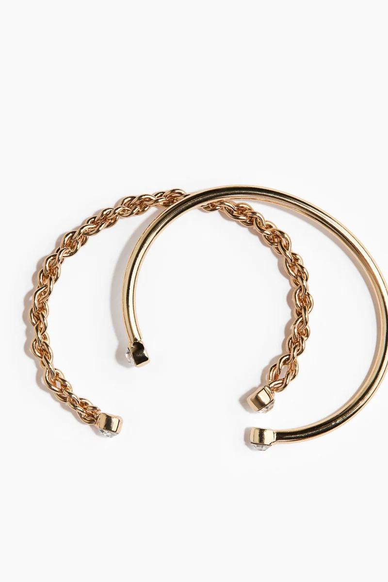 H&M 2-pack cuff bracelets