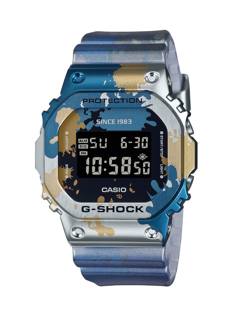 Casio G-Shock Watch - GM-5600SS-1DR Black Dial, Multicolor Band - Image 1