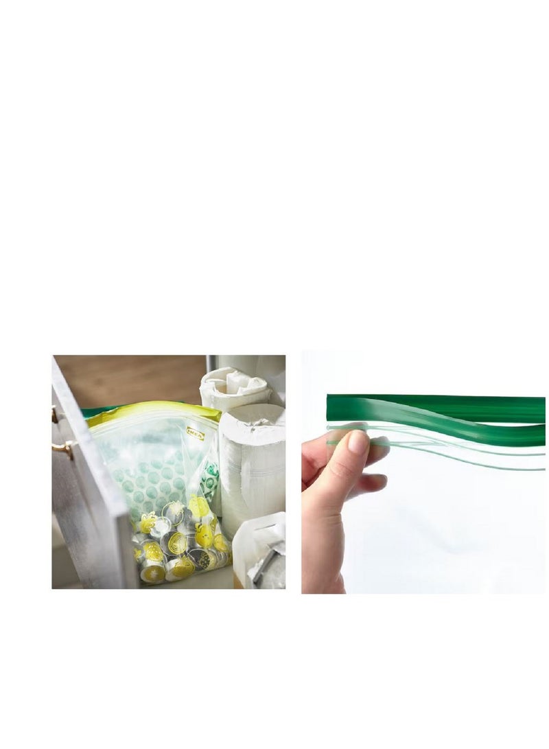 Resealable bag patterned/green  - Image 2