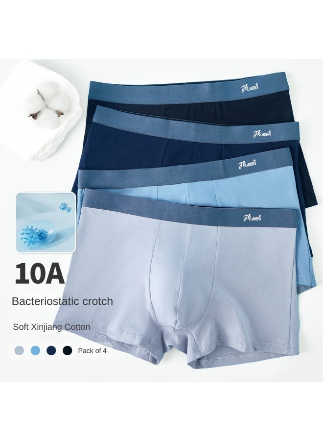Top melon Pairs Of Men's Underwear [95% Long Staple Cotton, Antibacterial Gusset] Soft Stretch Cotton Breathable Boxer Briefs For Men - Image 2