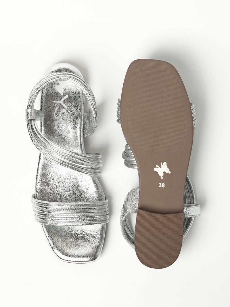 Y.so Women's Flat Slingback Sandals – Slip-On Comfort with Backstrap Support - Image 5