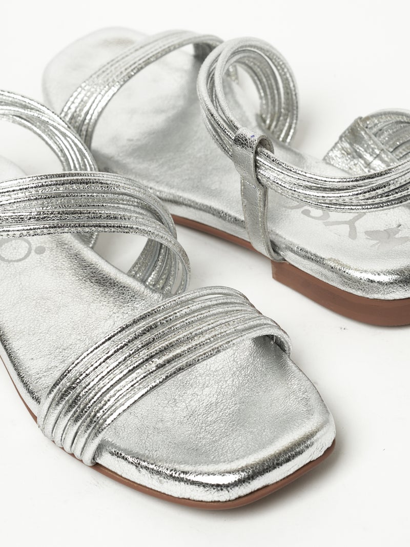 Y.so Women's Flat Slingback Sandals – Slip-On Comfort with Backstrap Support - Image 4