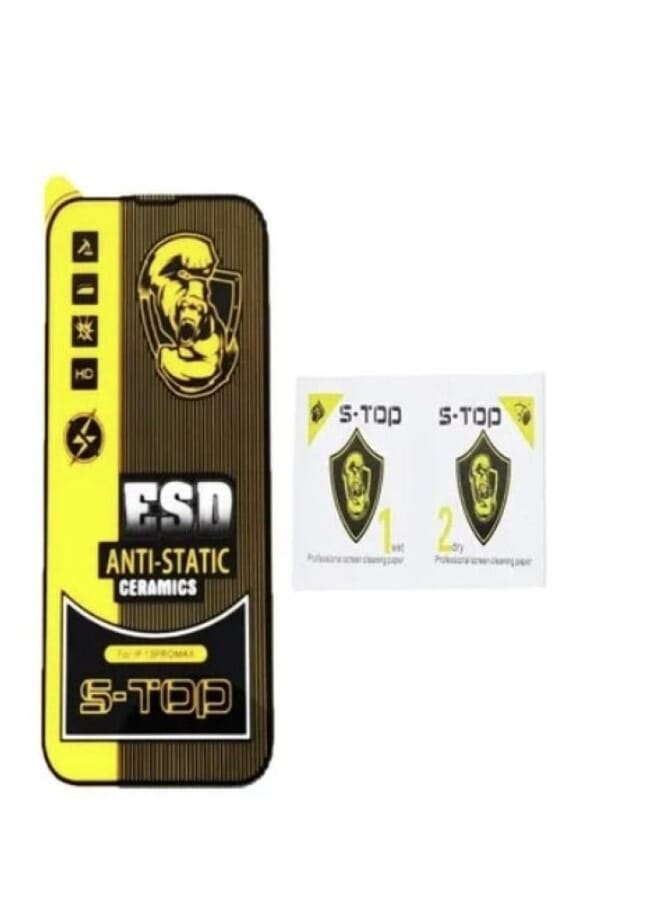 S-TOP Nano screen protector for iPhone 12 Black - Image 4