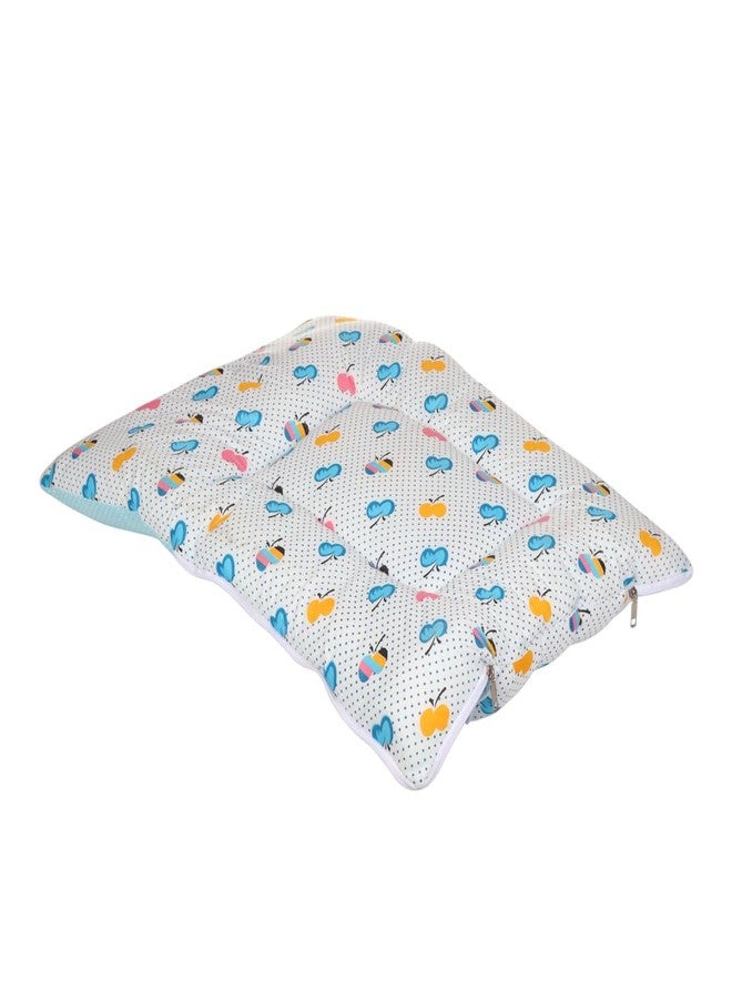 AMARDEEP Blue Baby Quilt & Sleeping Bag Cum Carry Bag - Soft, Cozy, Portable Baby Bedding for Newborns, Infants - 64x41 cm, Perfect for Travel, Stroller, and Sleeping Time - Image 3