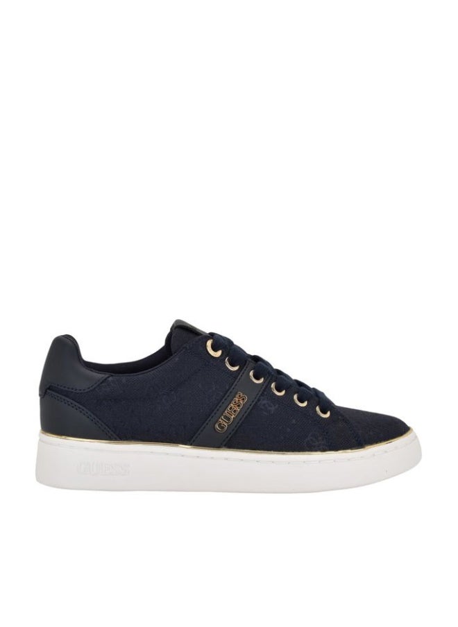 Guess Women's Britz Sneaker, Navy 400, 37.5 EU - Image 1