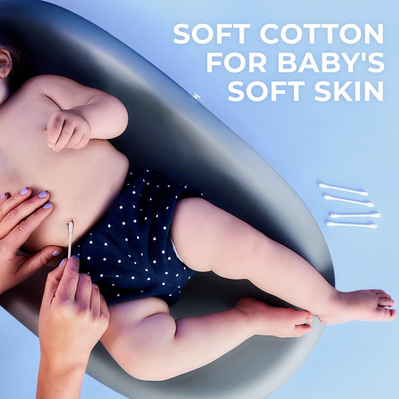 Q-tips Cotton Swabs For Hygiene and Beauty Care Original Cotton Swab Made With 100% Cotton 375 Count - Image 5