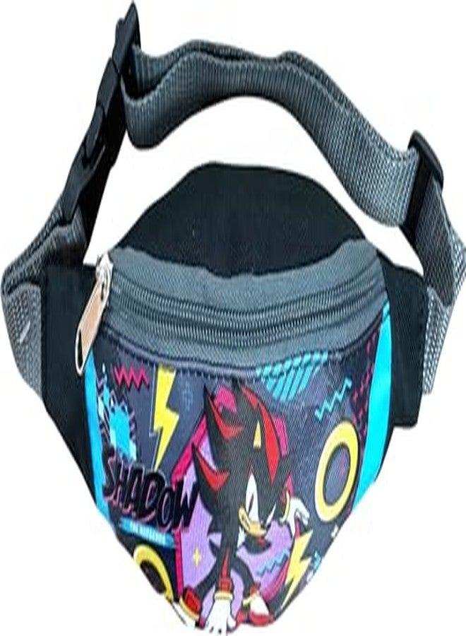 روز حقيبة خصر صغيرة للأولاد من سلسلة سونيك ذا هيدجهوج - شادو، حقيبة خصر للهاتف للأطفال من شادو (شادو) - Image 4