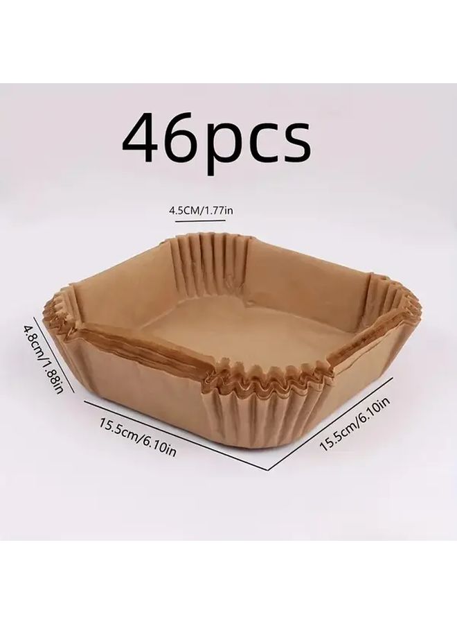 140 Pcs 7.87 Inch Air Fryer Paper Liners BPA Free Disposable Square - Image 3