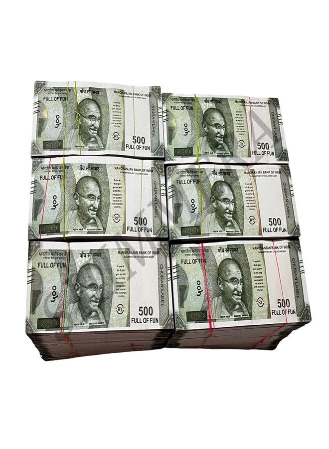 Shimmera Manoranjan Bank ₹500 Toy Money | Dummy Currency for Kids Play & Content Creators - Image 1