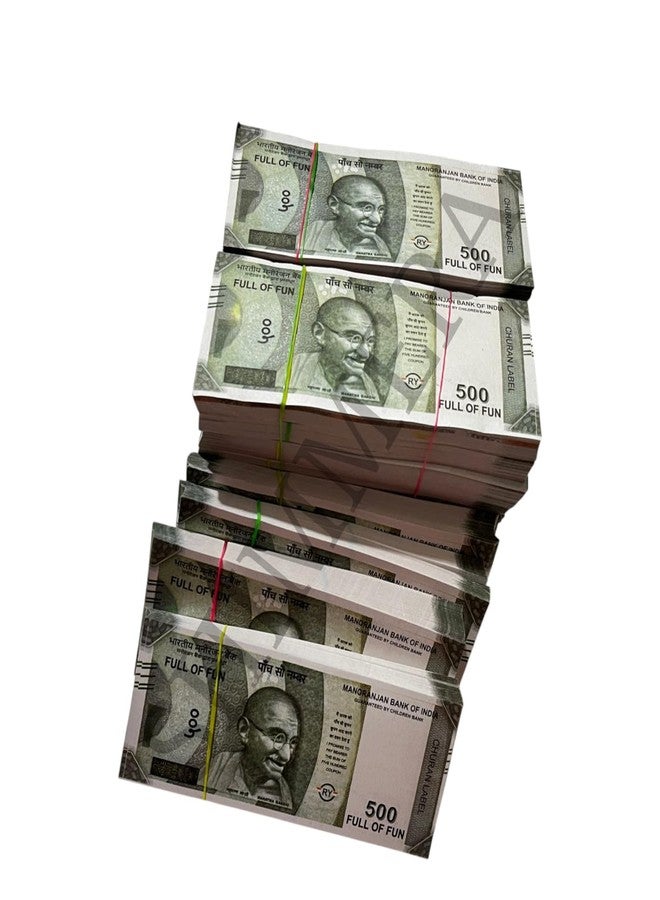 Shimmera Manoranjan Bank ₹500 Toy Money | Dummy Currency for Kids Play & Content Creators - Image 4