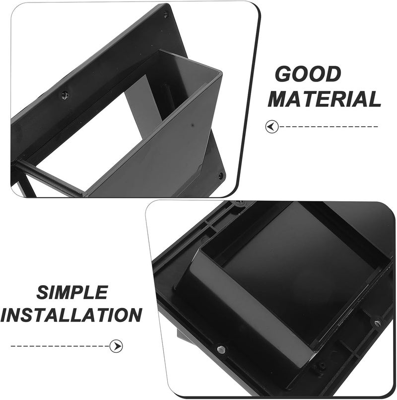 Rv Floor Vent Cover for Camper Exhaust Vent Black Compatible with Range Hood - Image 3