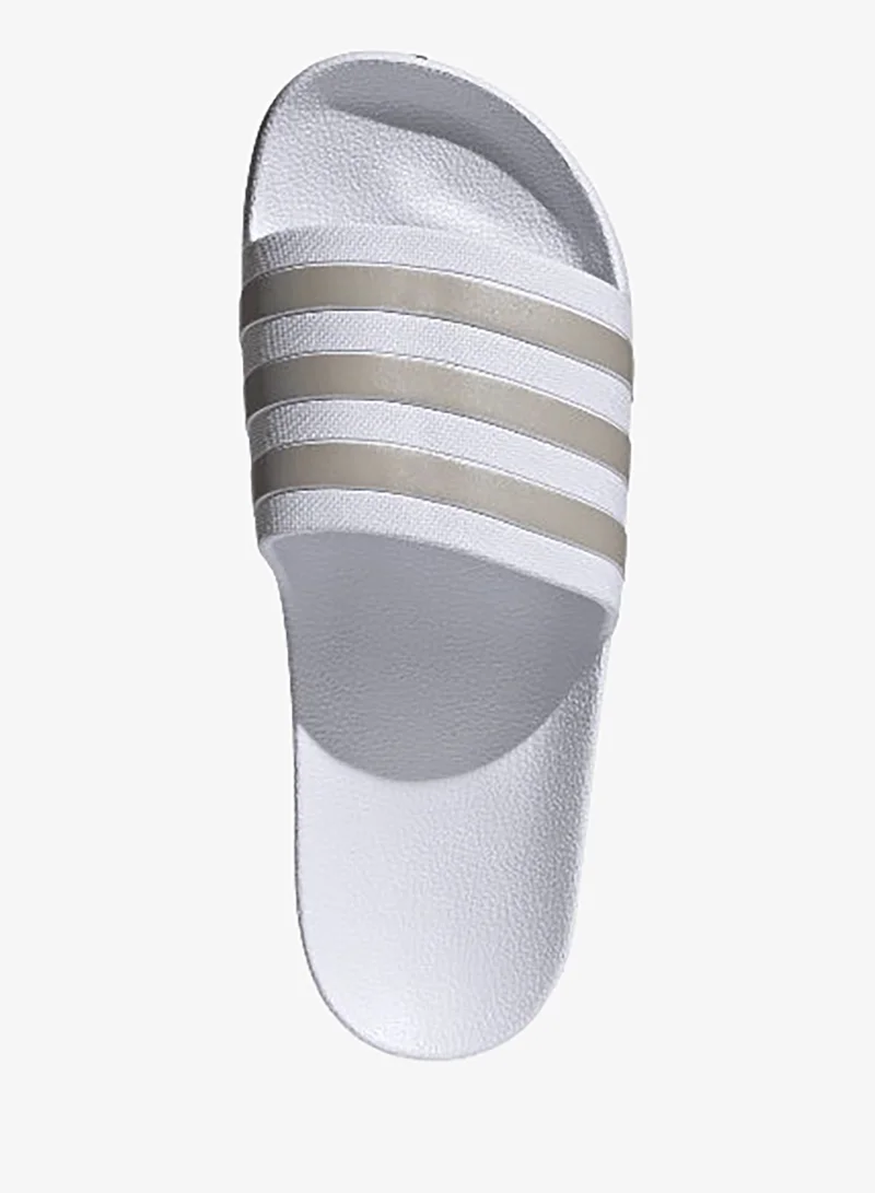 Adidas White Adilette Aqua Slides  | Best Price UAE