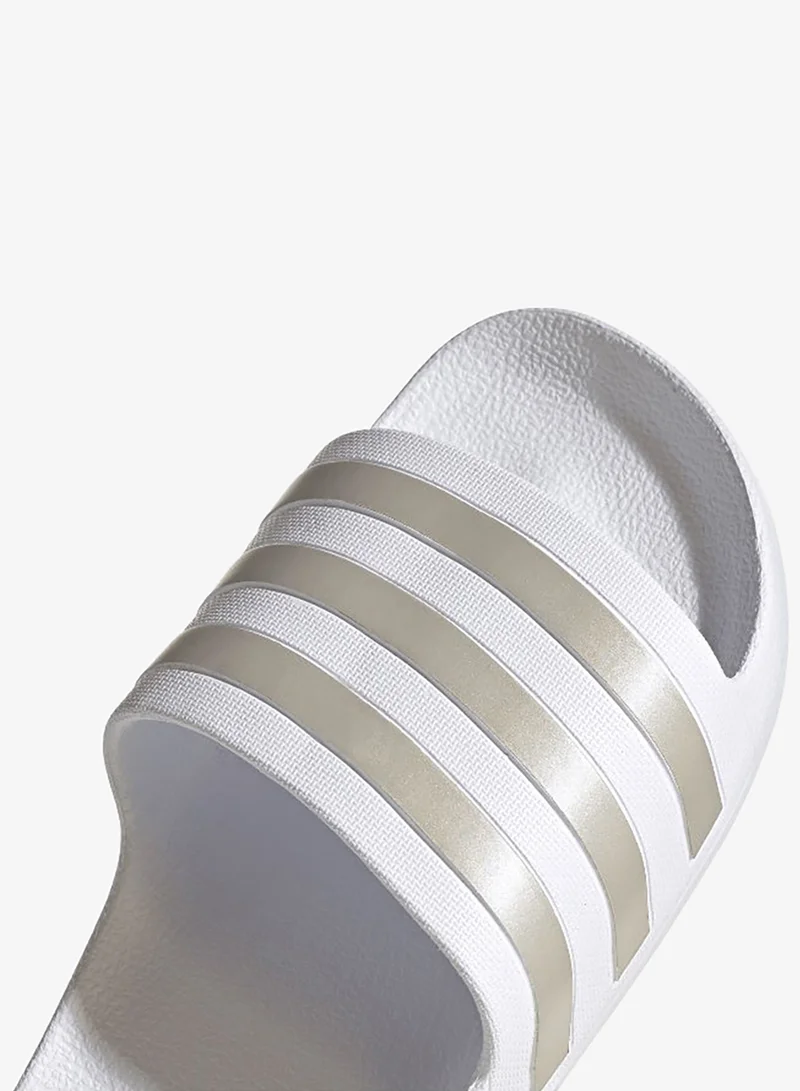 Adidas White Adilette Aqua Slides  | Best Price UAE