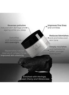 CIEL Daily Detox Overnight Cream For Dark Spot Anti-Aging And Replenished Skin Collagen-Boosting Overnight Detox 50 Gm For All Skin Types  - Image 3