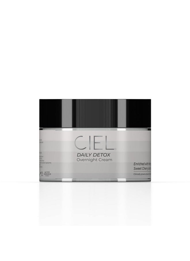 CIEL Daily Detox Overnight Cream For Dark Spot Anti-Aging And Replenished Skin Collagen-Boosting Overnight Detox 50 Gm For All Skin Types  - Image 1