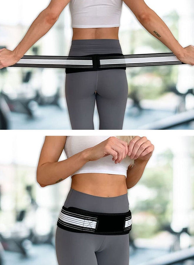 Generic Sacroiliac SI Joint Hip Belt for Women and Men Hip Braces for Hip Pain Pelvic Support Belt Trochanter Belt Sciatica Pelvis Lumbar Pain Relief  - Image 5